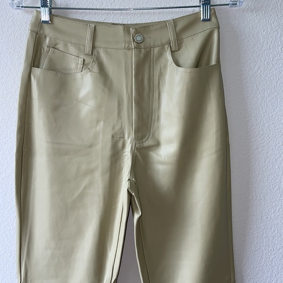 We Wore What vegan leather kick flare size 26 - Picture 5 of 9